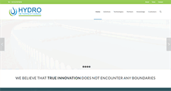 Desktop Screenshot of hydrointernational.ie